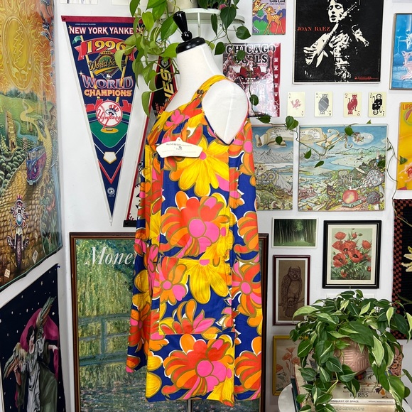 NEW Vintage Floral Slip Dress - Picture 3 of 8